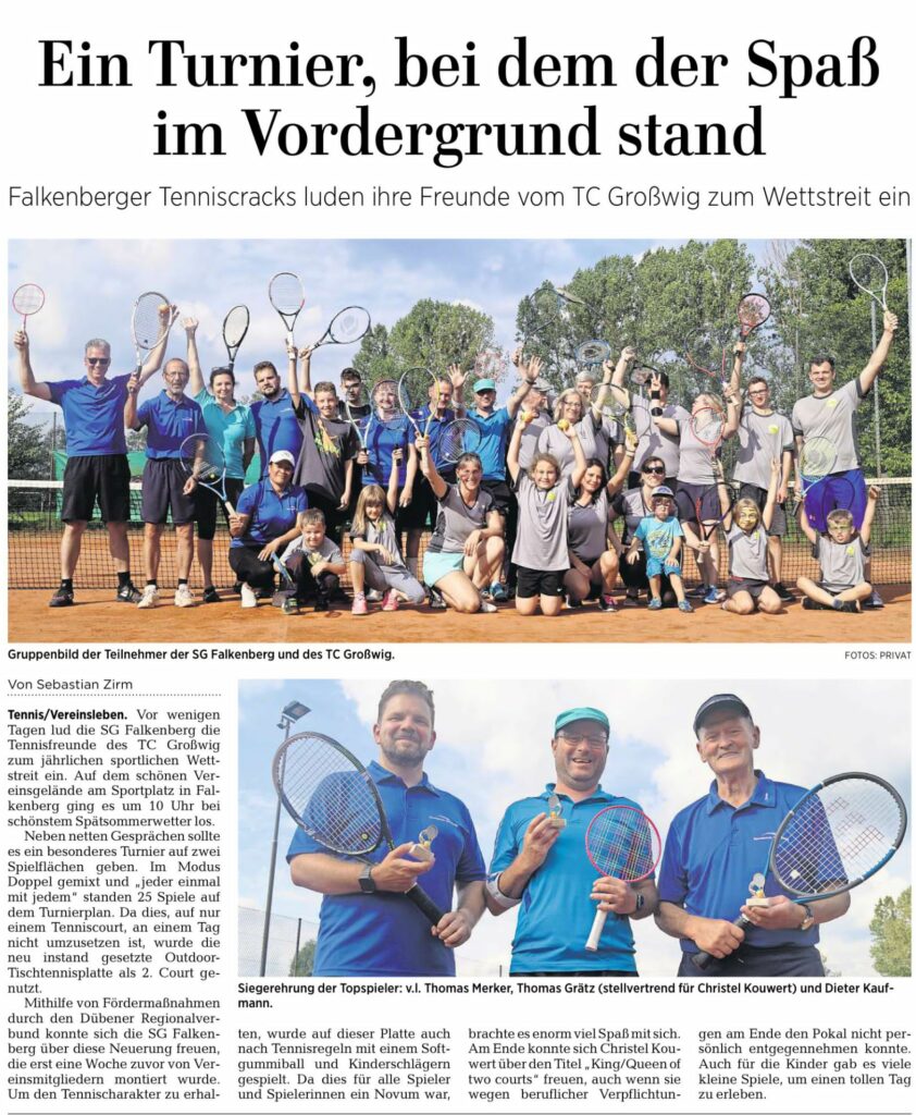 Freundschftsspiel mit SG-Falkenberg